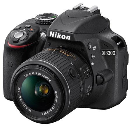 Hot Deal – Refurbished Nikon D3300 w/ 18-55mm Lens Bundle for $319 at BuyDig !