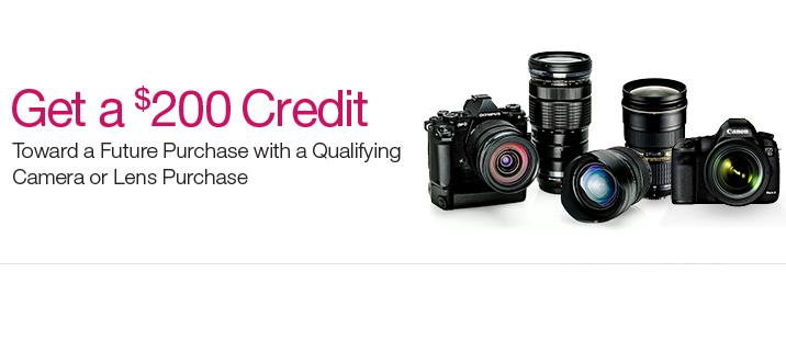 Exclusive at Amazon: Get $200 Credit on 41 Nikon Cameras and Lenses !