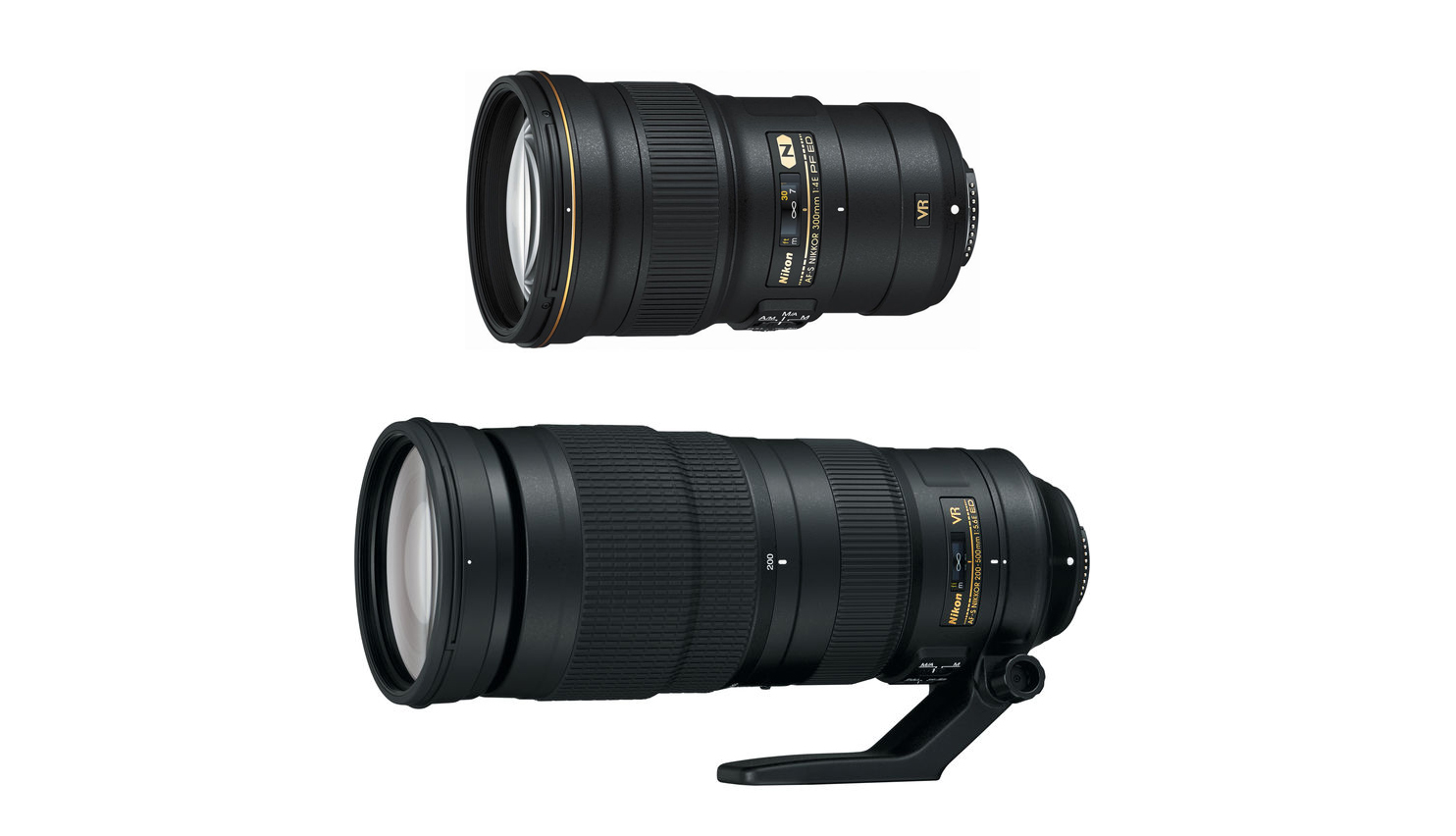 Nikon 200-500mm f/5.6E & 300mm f/4E Lenses now In Stock !