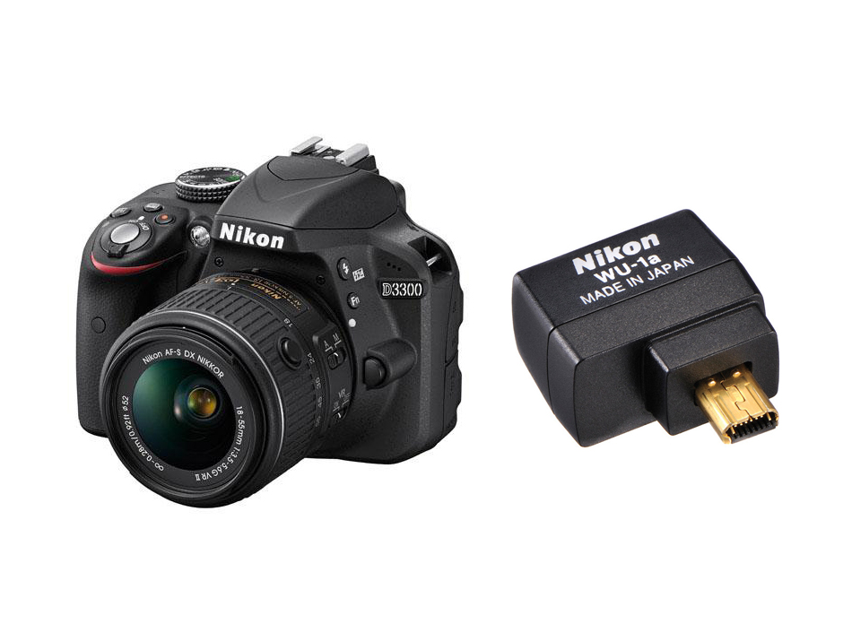 Hot Deal – Refurbished Nikon D3300 w/ 18-55mm VR II Lens + Free WU-1a Adapter for $319 !