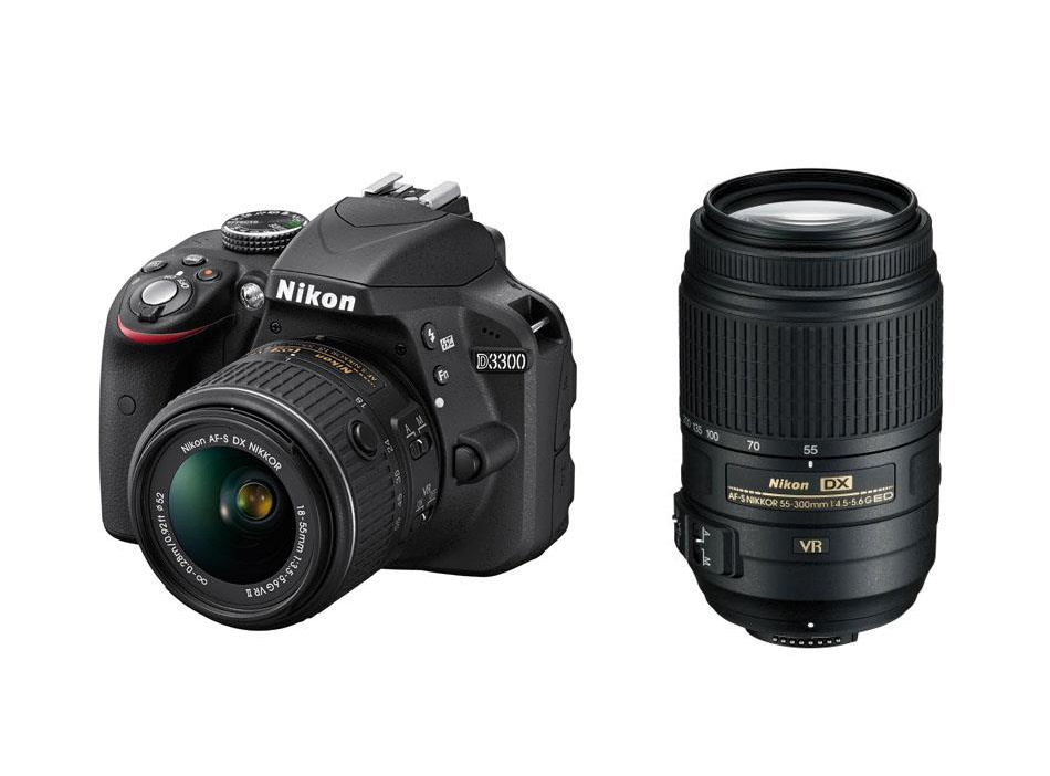 Hot Deal – Refurbished Nikon D3300 w/ 18-55 & 55-300 VR Lenses + WU-1a Wi-Fi Adapter for $479 at Adorama !