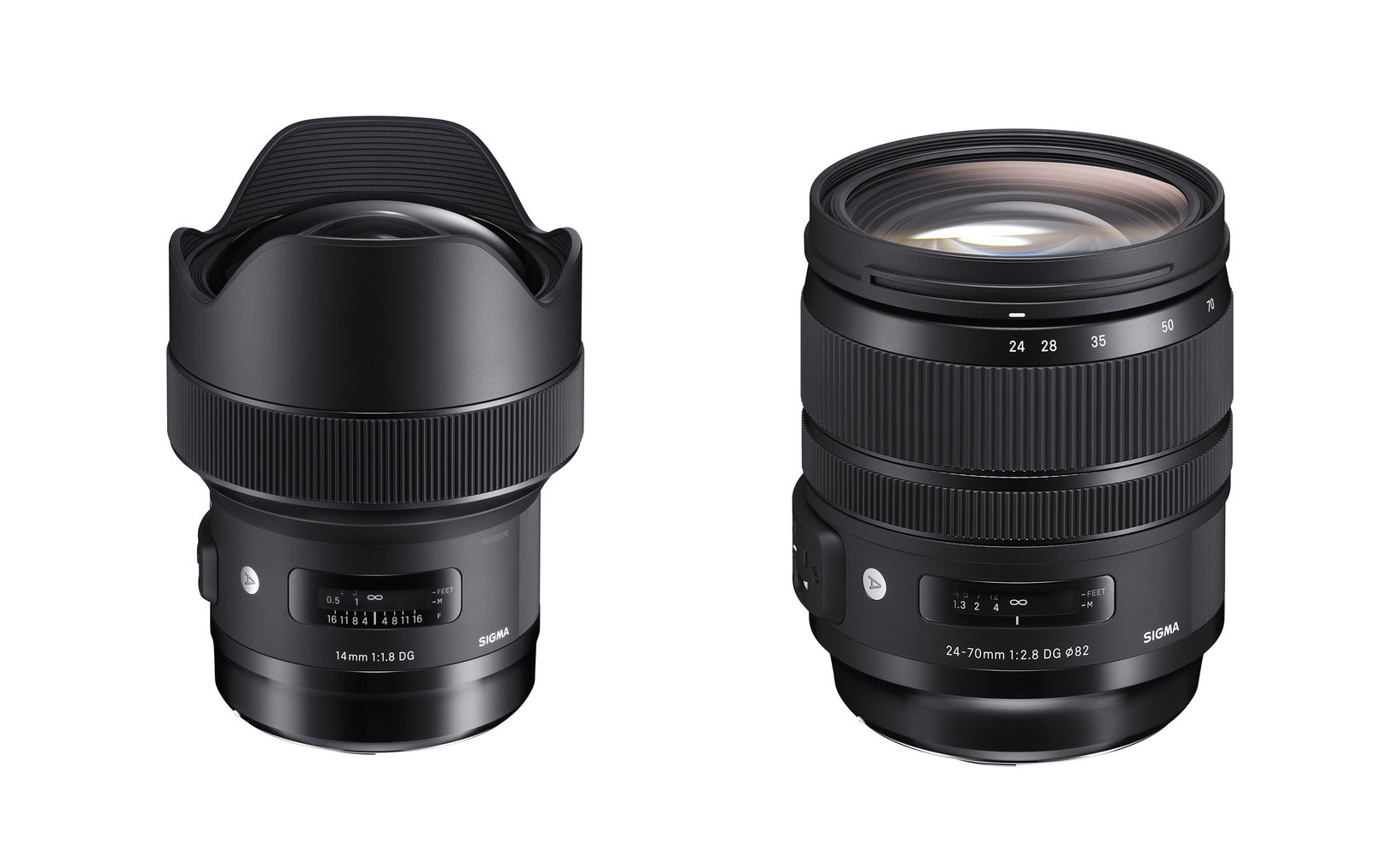 Sigma 24-70mm f/2.8 Art ($1,299) & 14mm f/1.8 Art ($1,599) Lenses Available for Pre-order !