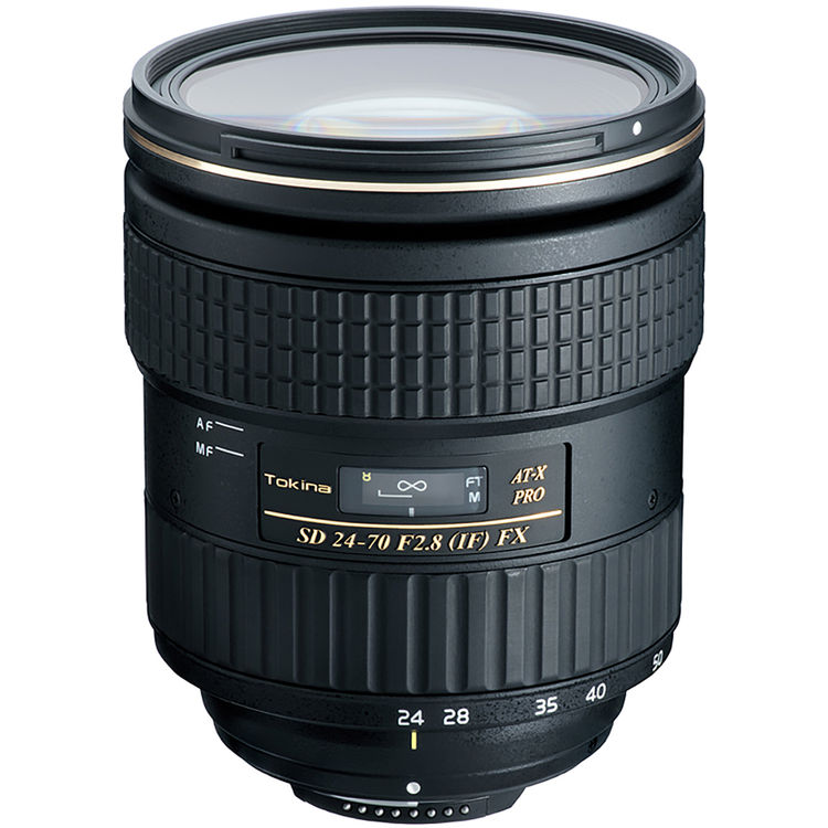 Hot Deal – Tokina 24-70mm f/2.8 AT-X Pro FX Lens for $649 at Adorama !