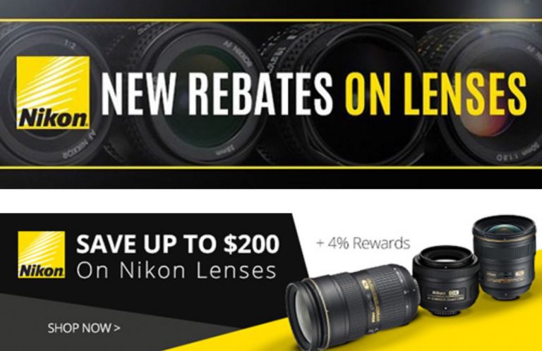 Up to $200 Off New Instant Rebates on NIKKOR Lenses