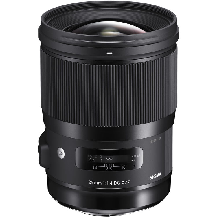 Hot Deal – Sigma 28mm f/1.4 DG HSM Art Lens for $1,199 at Adorama !